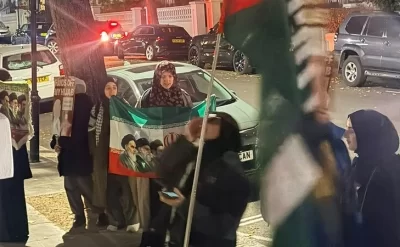 Londonda Azərbaycan səfirliyi qarşısında iranpərəst qüvvələr təxribata cəhd etdi