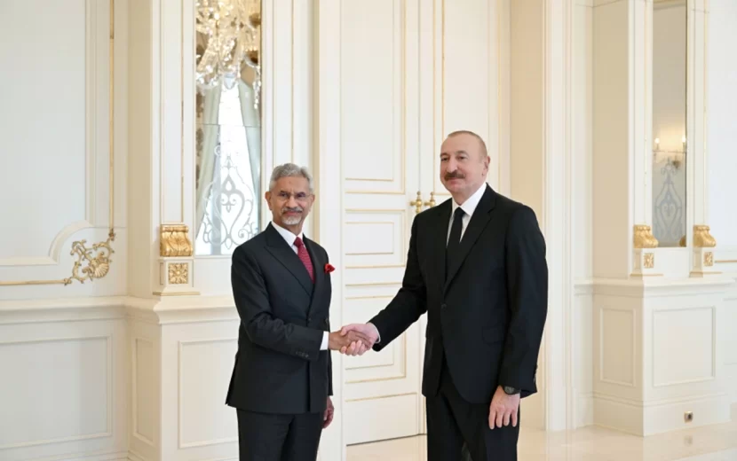 Prezident Hindistan XİN rəhbərini qəbul etdi - Fotolar