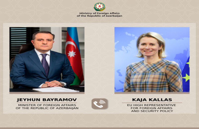 Ceyhun Bayramov Kaya Kallasla danışdı 