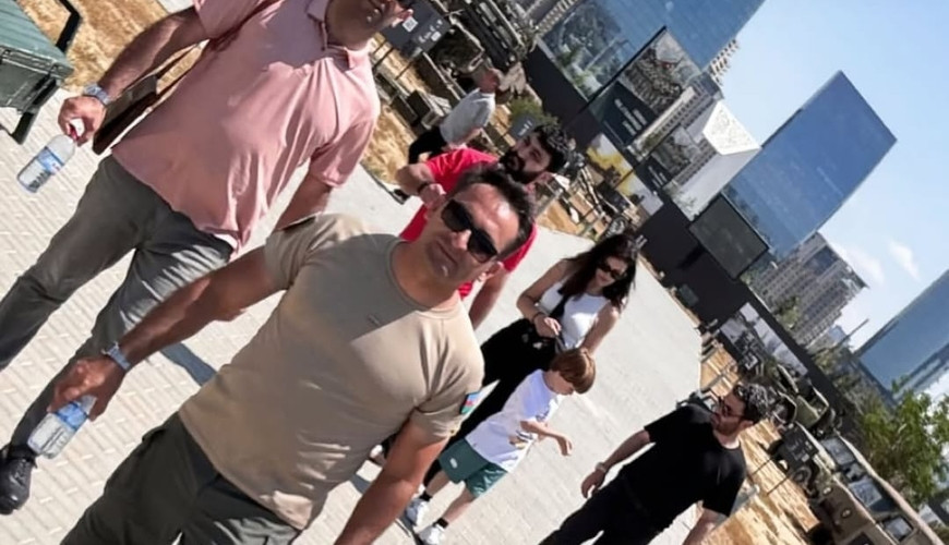 Ozan Akbaba “Hərbi Qənimətlər Parkı”nda – Foto   