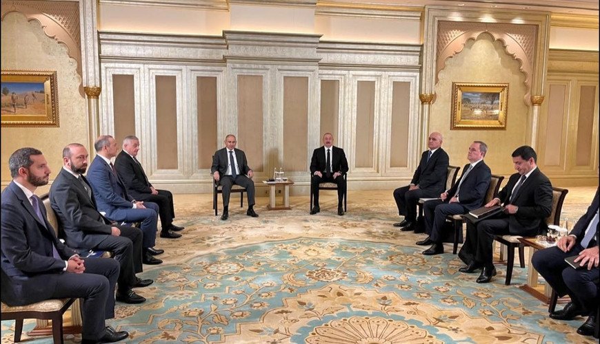 İlham Əliyevlə Nikol Paşinyan arasında görüş bitib – YENİLƏNİB-5