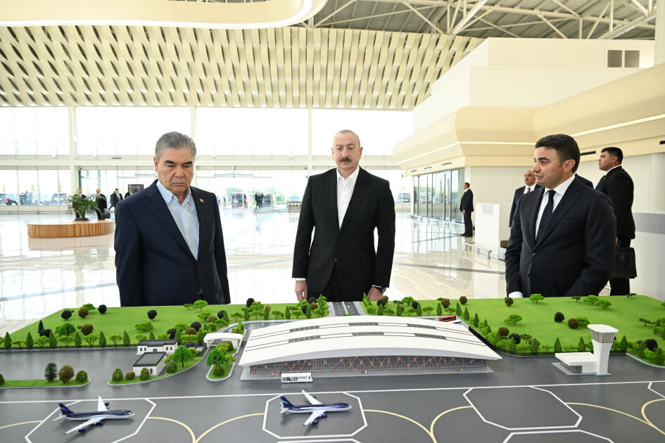 Qurbanqulu Berdiməhəmmədov Füzuli rayonuna gəlib – FOTO 