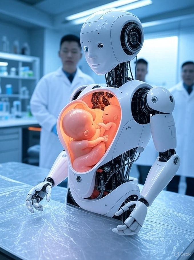 Film kimi YENİLİK! Uşaq dünyaya gətirəcək ROBOT belə olacaq