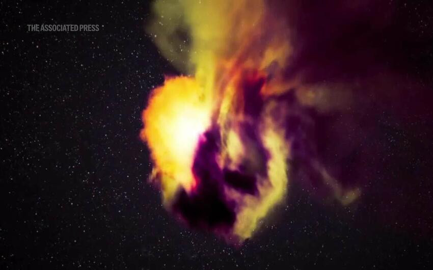 İlk dəfə bir ulduzun partlayış anı çəkildi – VİDEO