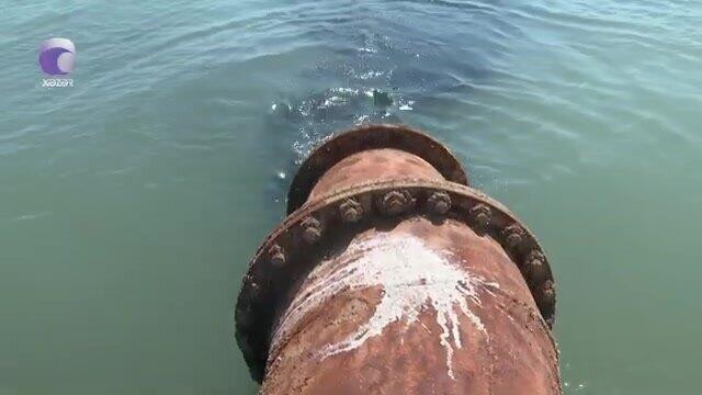 Bu çimərliyə kanalizasiya suları axıdılırmış – VİDEO