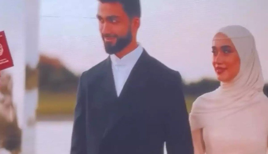 Qurban Qurbanovun oğlu ilə gəlini… – VİDEO