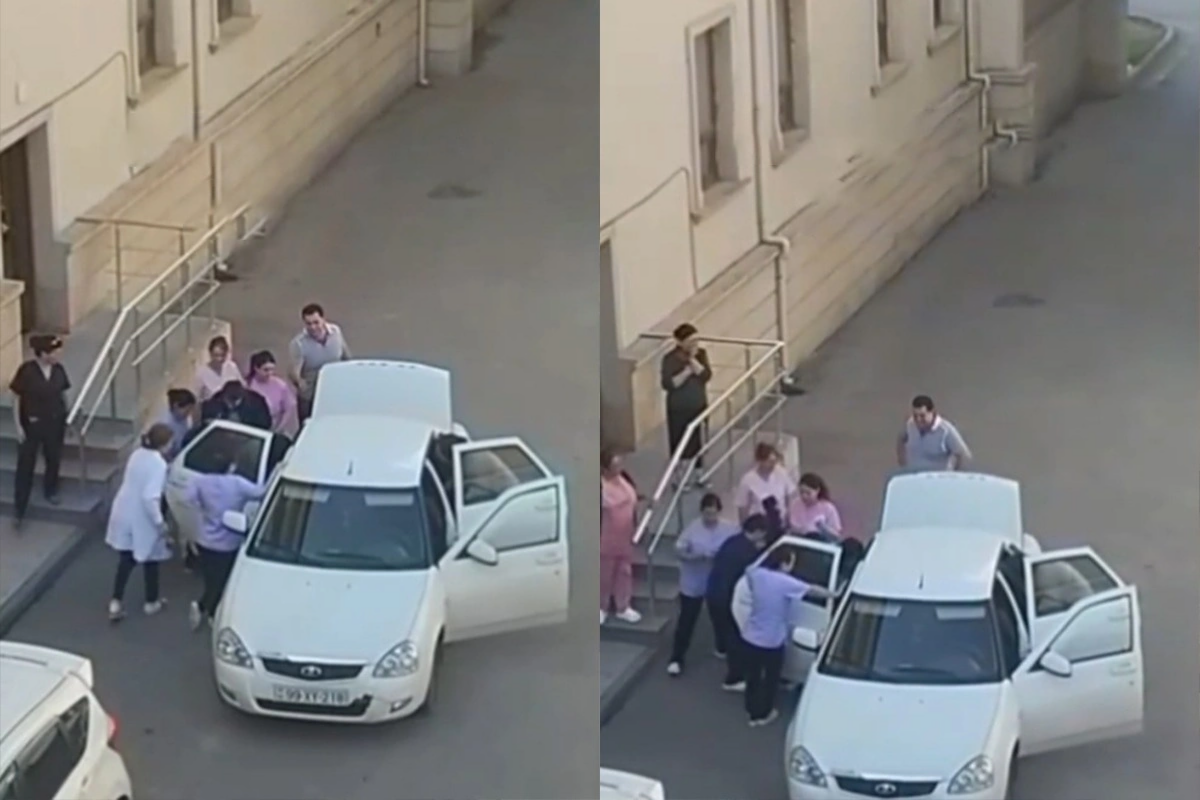 Azərbaycanda qadın avtomobildə uşaq dünyaya gətirdi – VİDEO