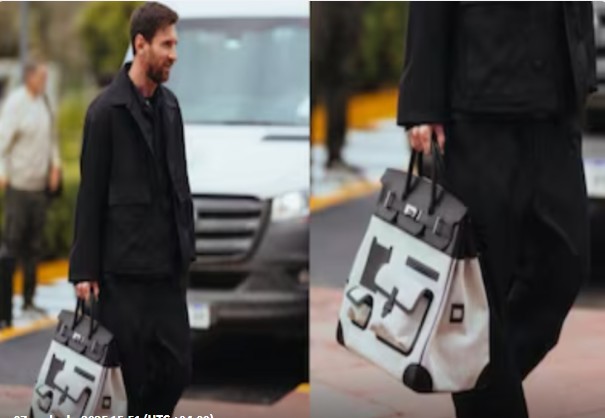 Messi milli komanda üslubunda: 65 min dollarlıq palto və dəbli çantada 