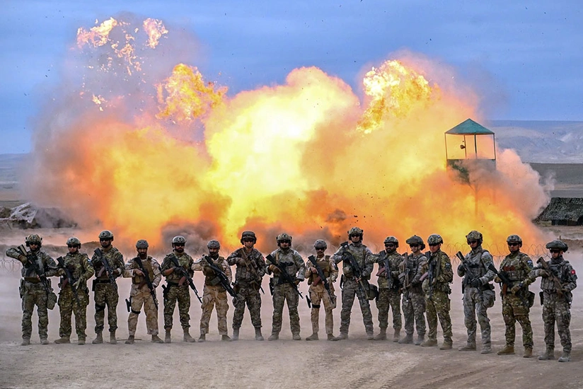 6 ölkənin xüsusi təyinatlıları Bakıda: təlim davam edir – FOTO