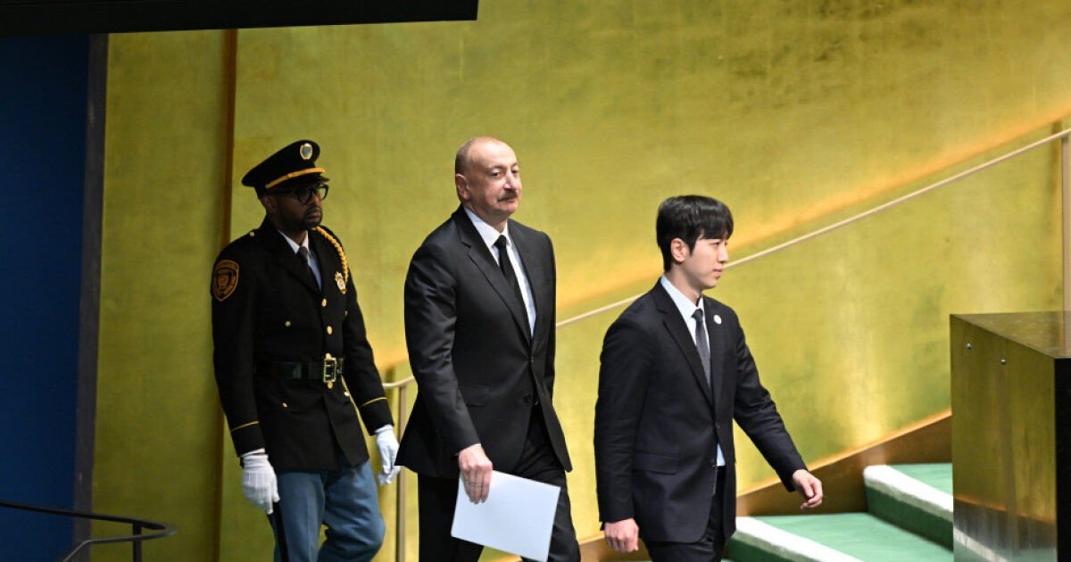 Prezident BMT Baş Assambleyasının 80-ci sessiyasında iştirakı ilə bağlı paylaşım edib