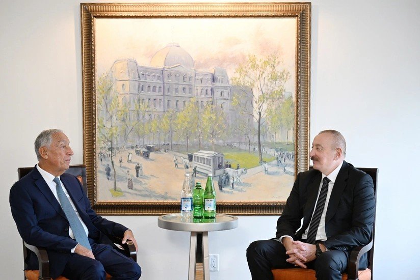 İlham Əliyev Portuqaliya Prezidenti ilə görüşdü