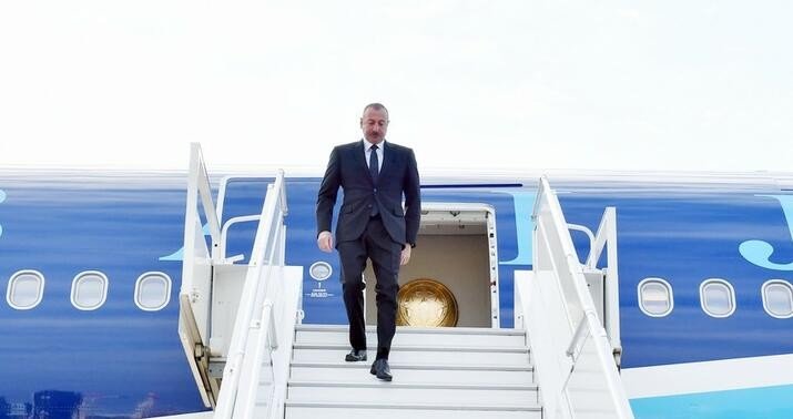 Prezident İlham Əliyev Nyu-Yorka səfərə gedib