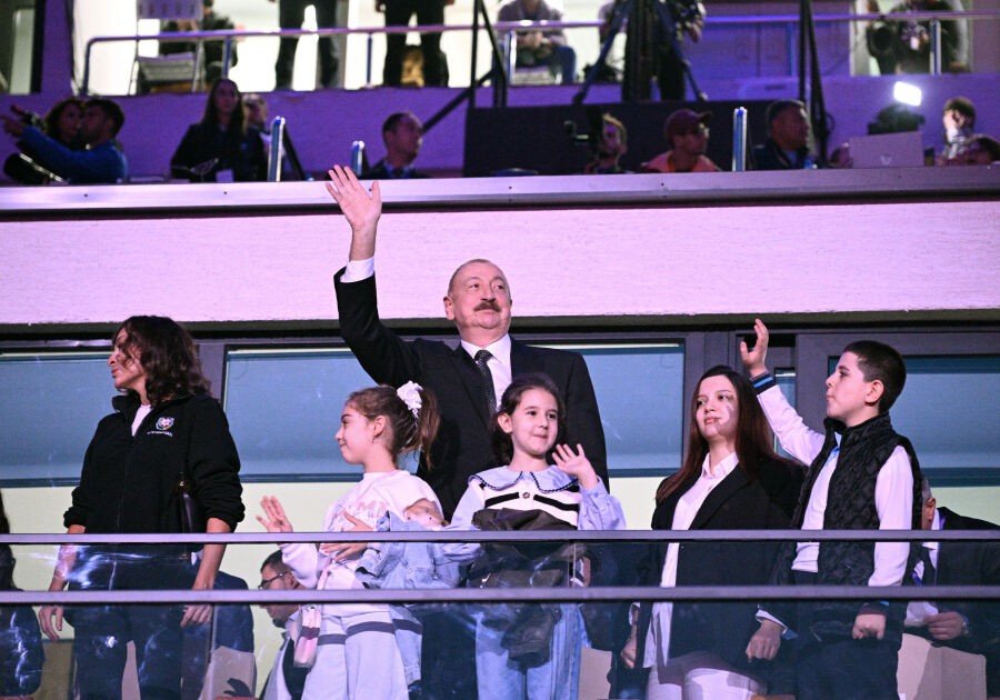 İlham Əliyev III MDB Oyunlarının açılış mərasimindən paylaşım etdi