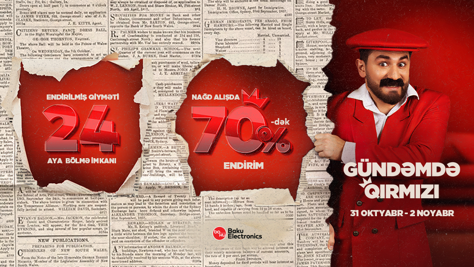 Gündəmdə qırmızıdır – “Baku Electronics”də Qırmızı Şənbə başladı! (VİDEO)