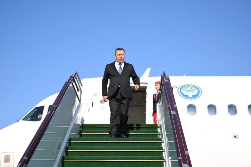 Sadır Japarov Azərbaycana gəldi – FOTO