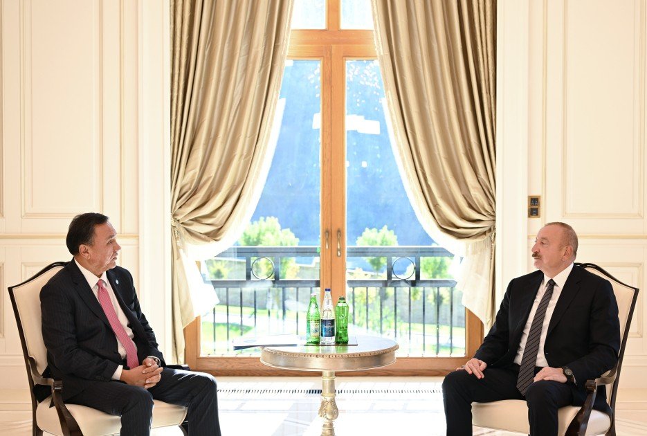 TDT-nin Baş katibi Qəbələdə İlham Əliyevin QƏBULUNDA – FOTO