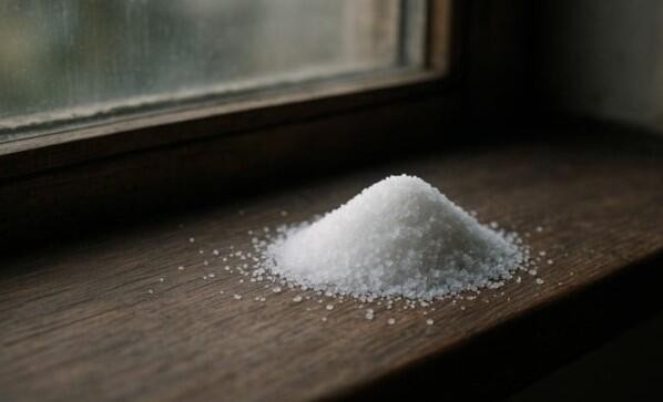 Payızda pəncərənin kənarına duz qoyun