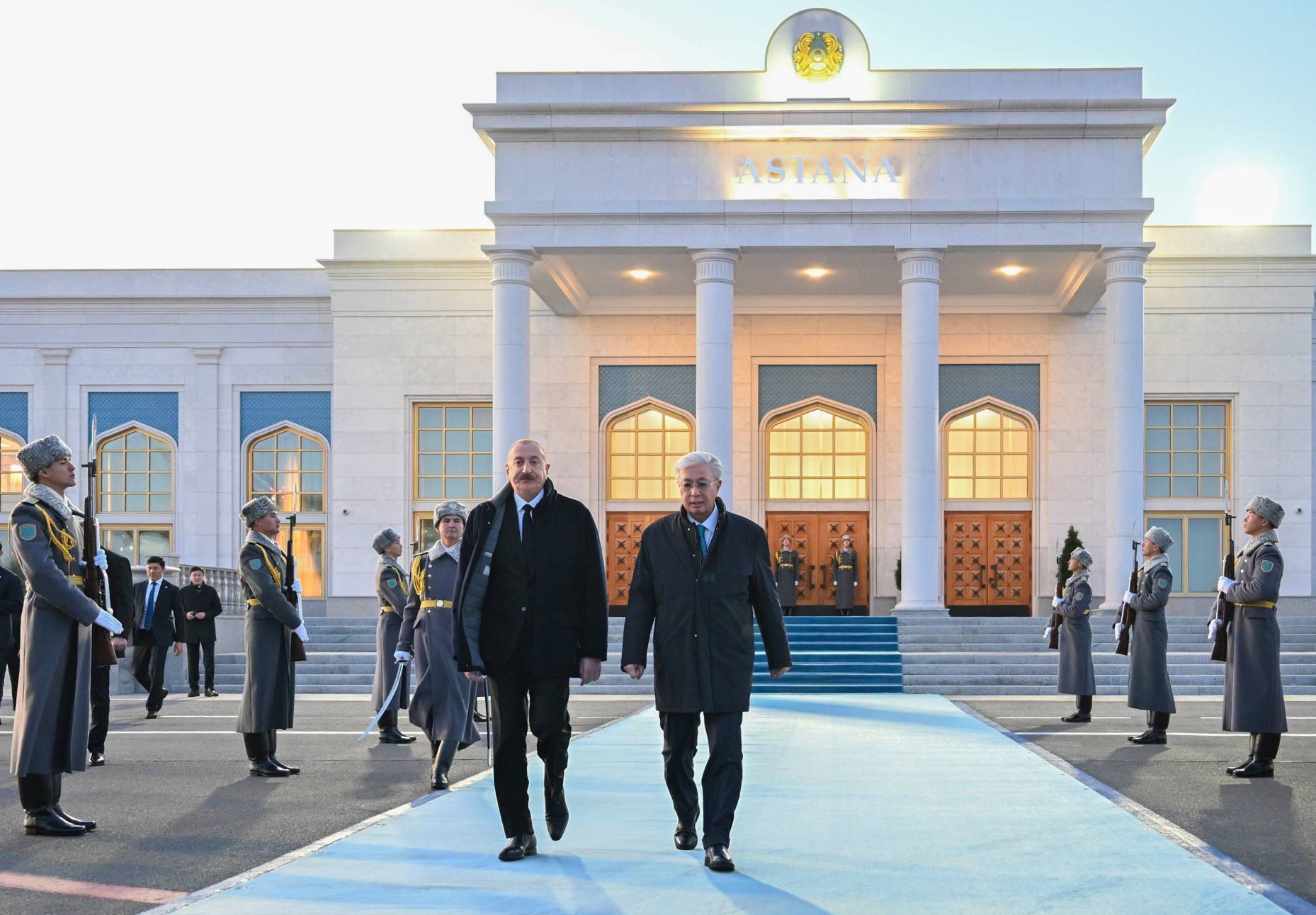 İlham Əliyevin Qazaxıstana dövlət səfəri başa çatıb – FOTOLAR