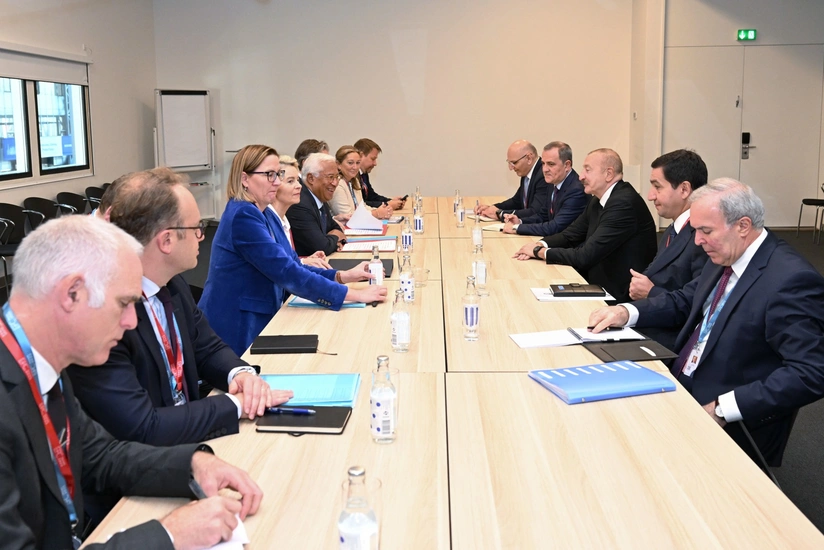 Prezident Antonio Koşta və Ursula Fon der Lyayen ilə görüşdü – FOTOLAR