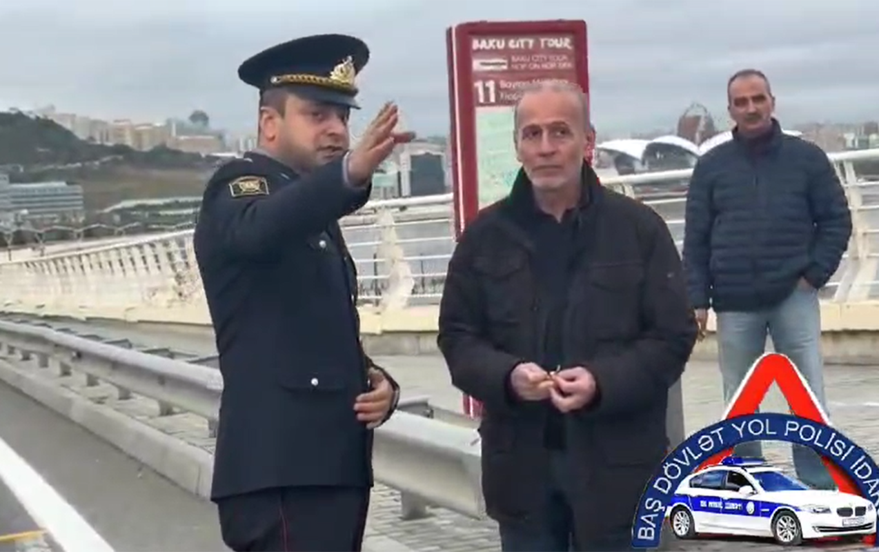 Qaydaları pozan piyadalara qəza görüntüləri göstərildi – VİDEO