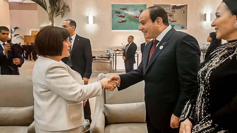 Sahibə Qafarova Böyük Misir Muzeyinin açılış mərasimində iştirak edib